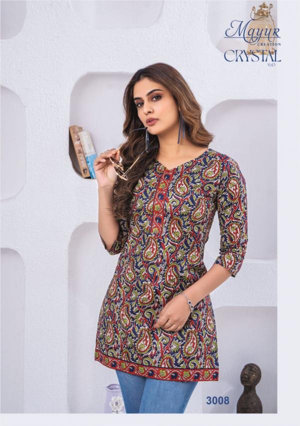 Mayur Crystal Vol 3 Fancy Printed Cotton Top Collection